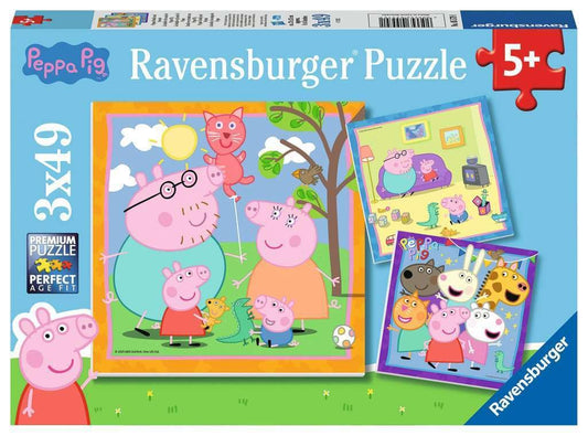 Ravensburger Peppa Puzzle cover featuring beloved characters for engaging kid-friendly play