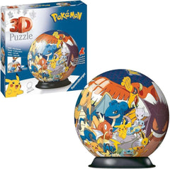 Ravensburger Pokemon 3D Puzzle Ball Mewtwo-style assembly challenge for curious minds.