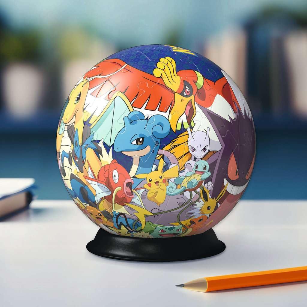 Ravensburger Pokemon 3D Puzzle Ball Raichu design promoting planning and persistence.