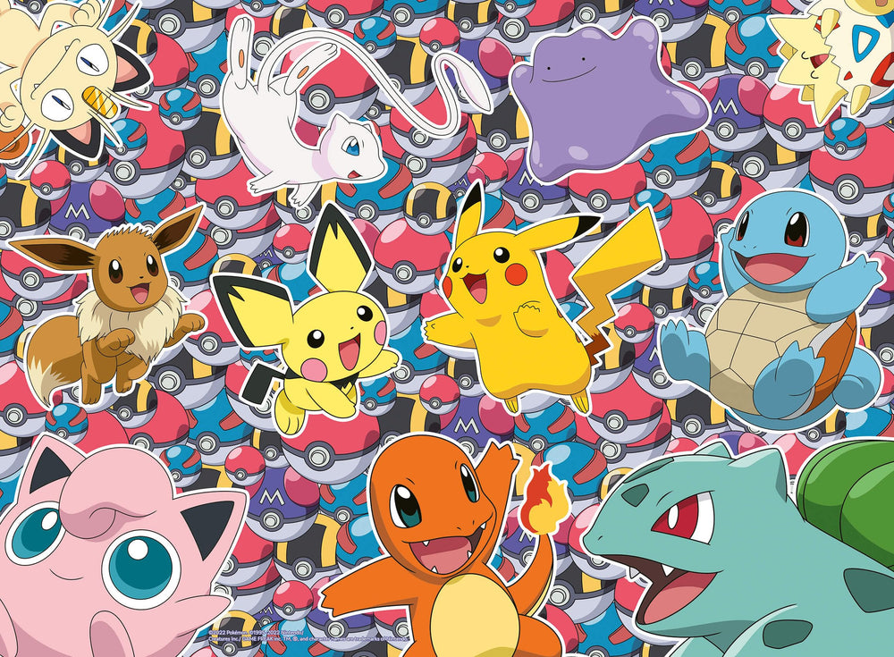 Ravensburger Pokemon Pikachu XXL 100-piece puzzle image for engaging quiet play