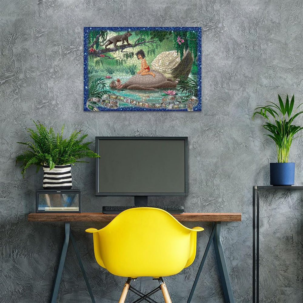 Ravensburger matte finish reduces glare for comfortable, extended puzzling sessions.
