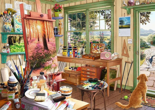 Ravensburger Softclick interlocking pieces ensure precise fits during puzzle sessions.