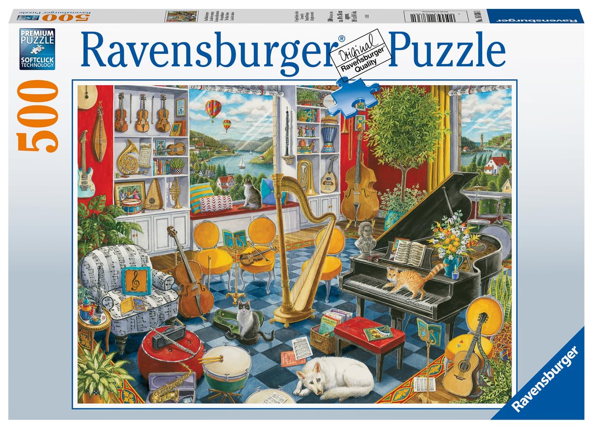 Ravensburger Softclick interlock demonstrates precise fit for a smoother assembly experience
