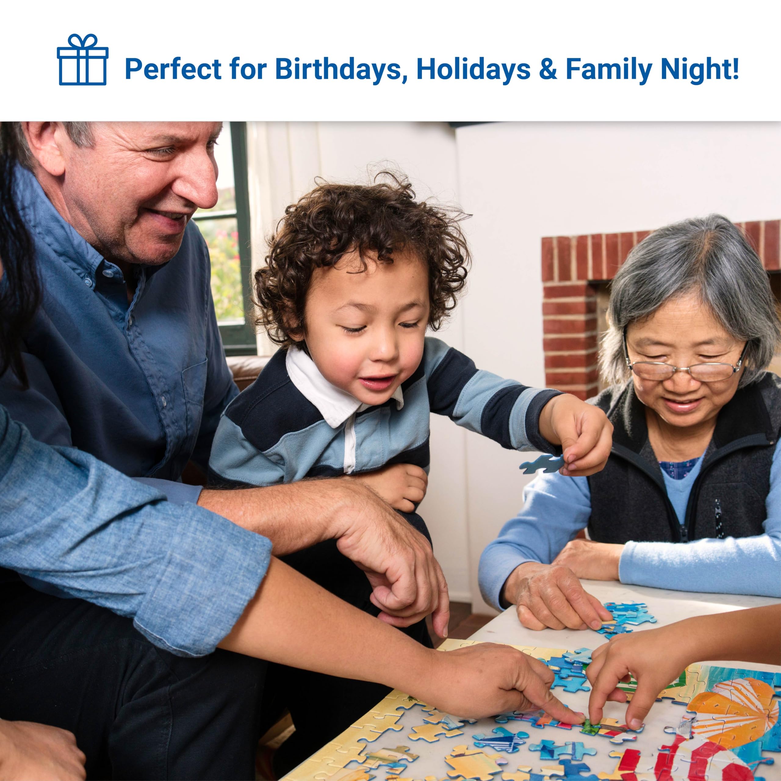 Ravensburger premium jigsaw: extra-thick cardboard for sturdy, long-lasting puzzling