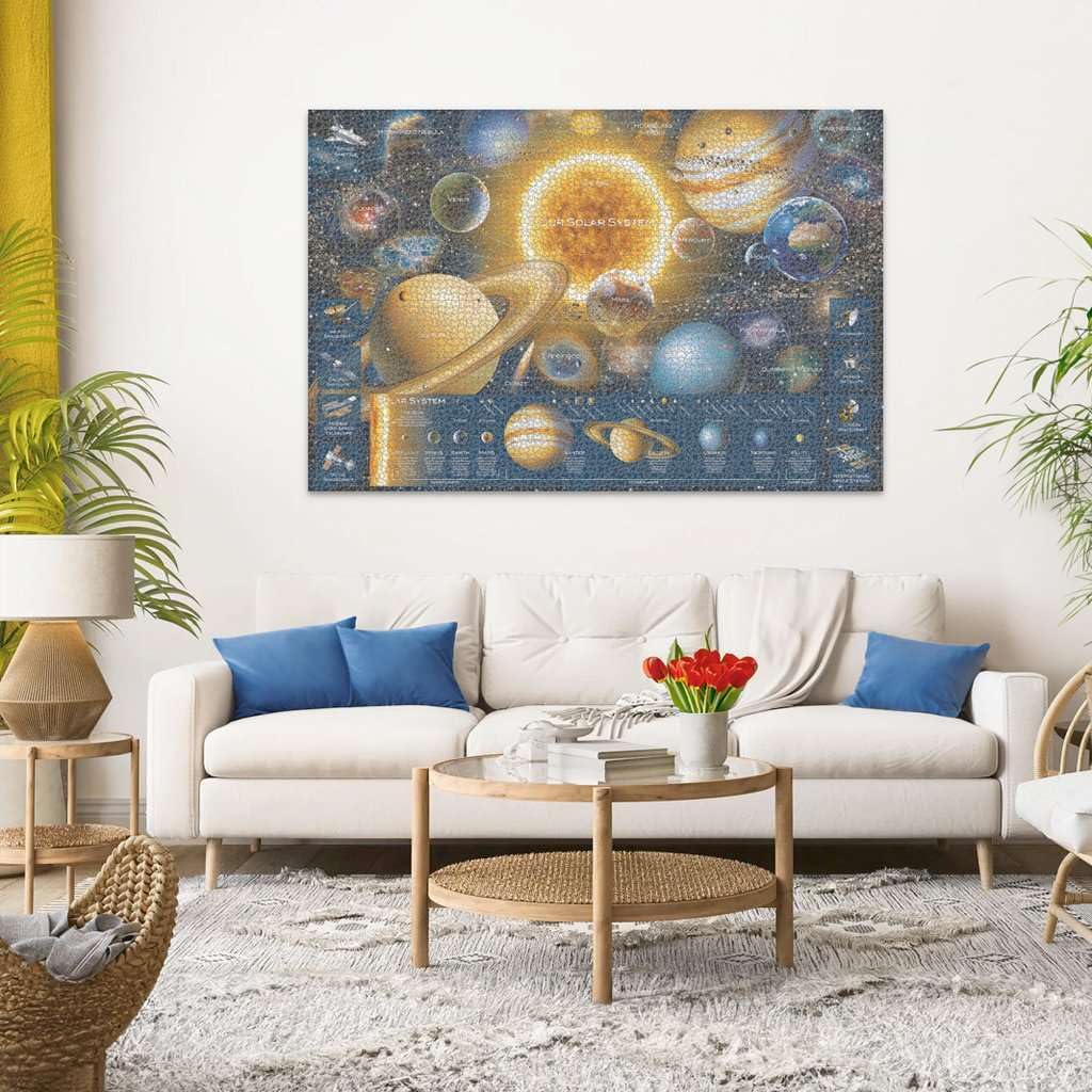 Ravensburger Space Odyssey artwork captivates adults and older kids during family puzzle nights