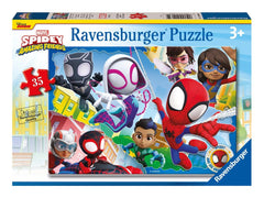 Ravensburger Spidey 35-piece puzzle for kids with vibrant colors and easy-fit pieces