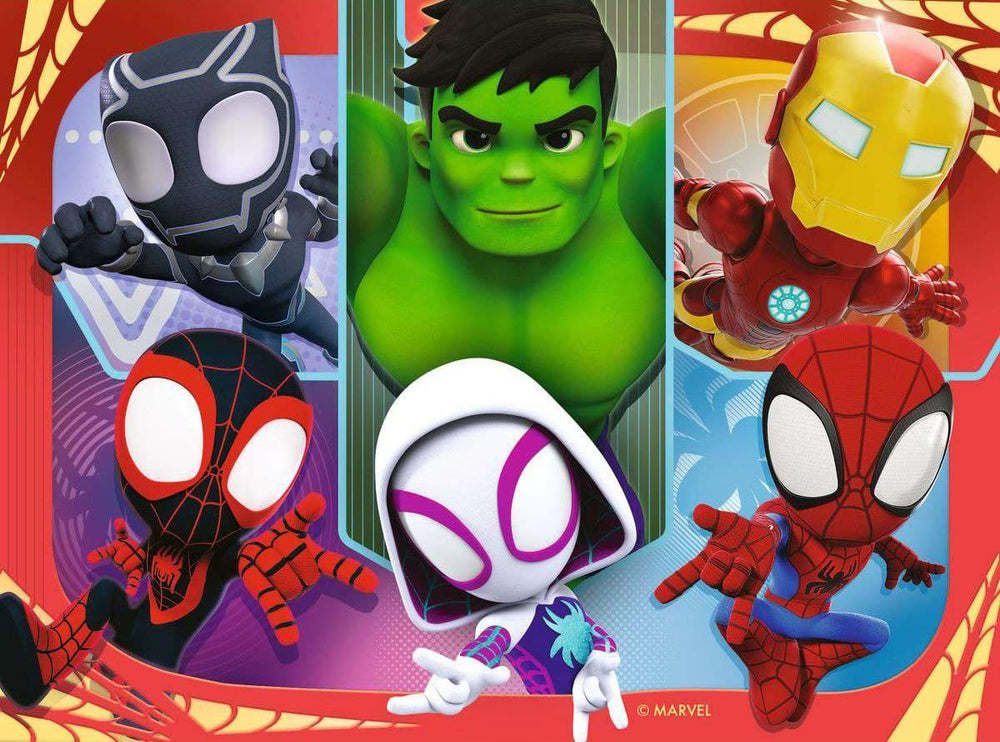 Ravensburger Spidey 24-piece puzzle offers larger challenge for teamwork.