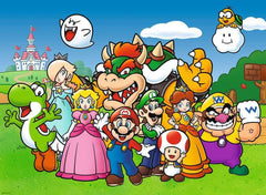 Ravensburger Super Mario 100-piece XXL puzzle with bright colors for kids.