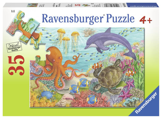 Ravensburger unique-piece-design ensures each piece fits uniquely for a smooth puzzle session.