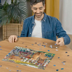 Ravensburger unique-piece design ensures a smooth interlocking experience.