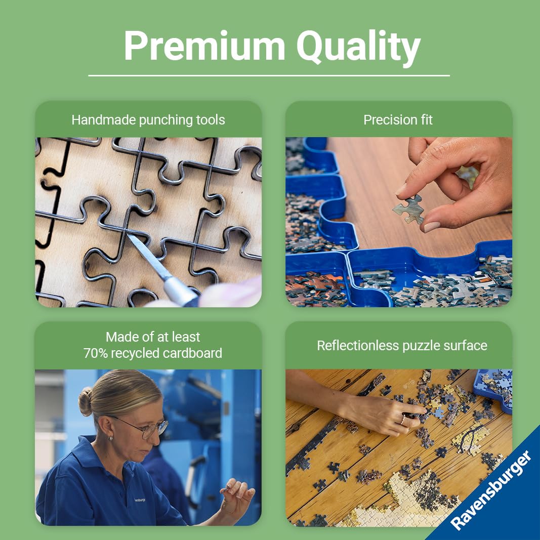 Ravensburger Wicked Act I puzzle features uniquely shaped pieces for frustration-free piecing and satisfaction.