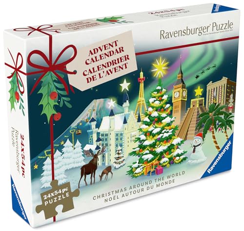 Ravensburger winter scene 02: detailed icicle-lit village to spark daily puzzle curiosity.