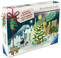 Ravensburger winter scene 02: detailed icicle-lit village to spark daily puzzle curiosity.