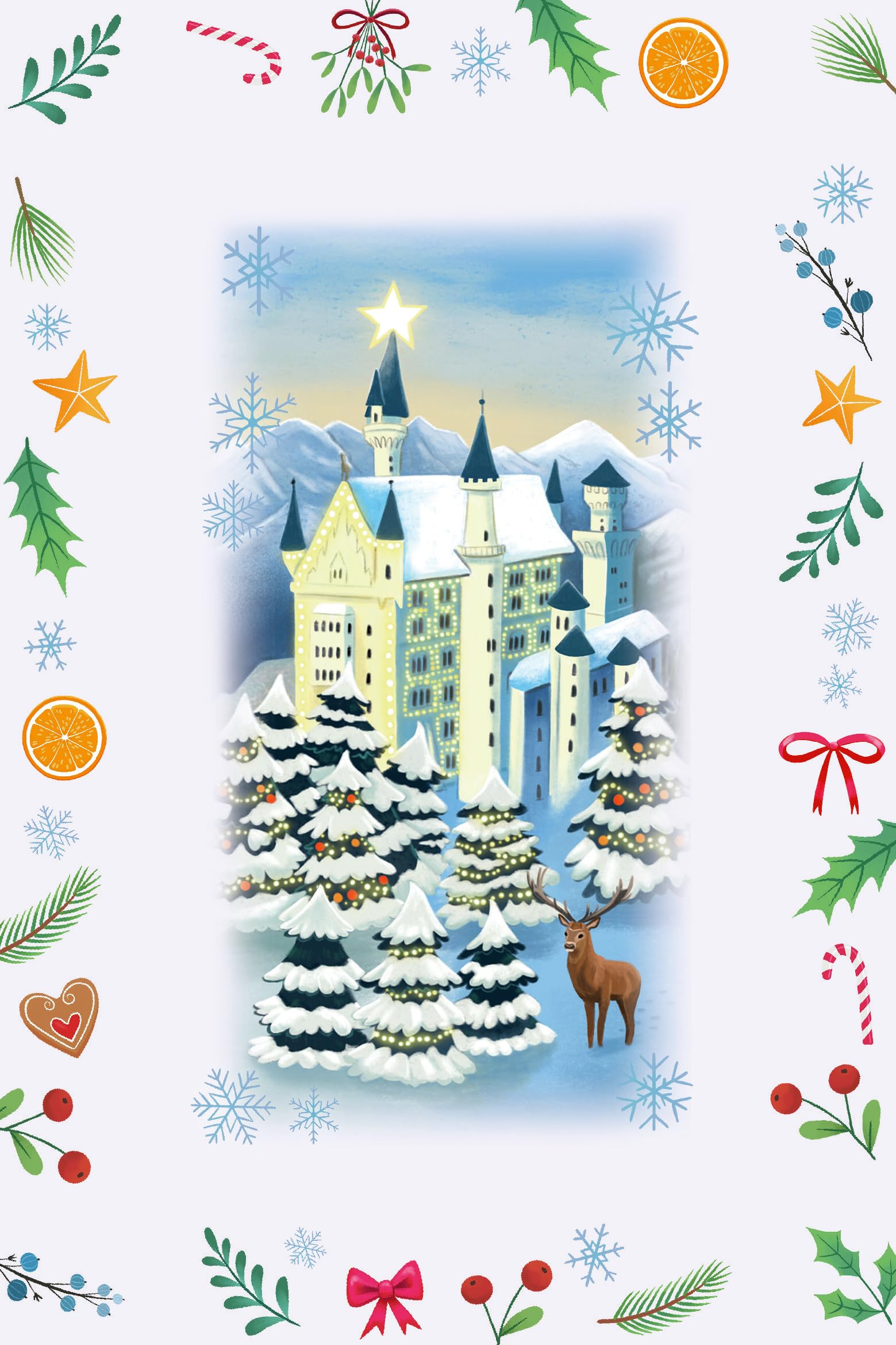 Ravensburger winter scene 06: cozy cabin vignette fostering shared puzzle moments.