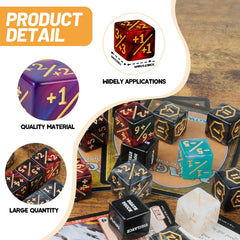 Ravonixis +1 to +6 dice counters in handy packs for state tracking