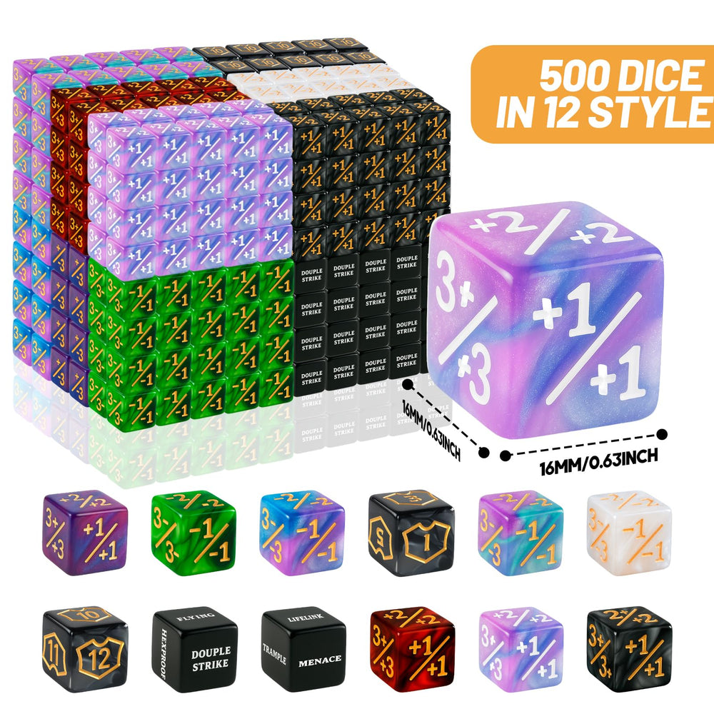Ravonixis life counter dice showing 1-6 for easy life total tracking
