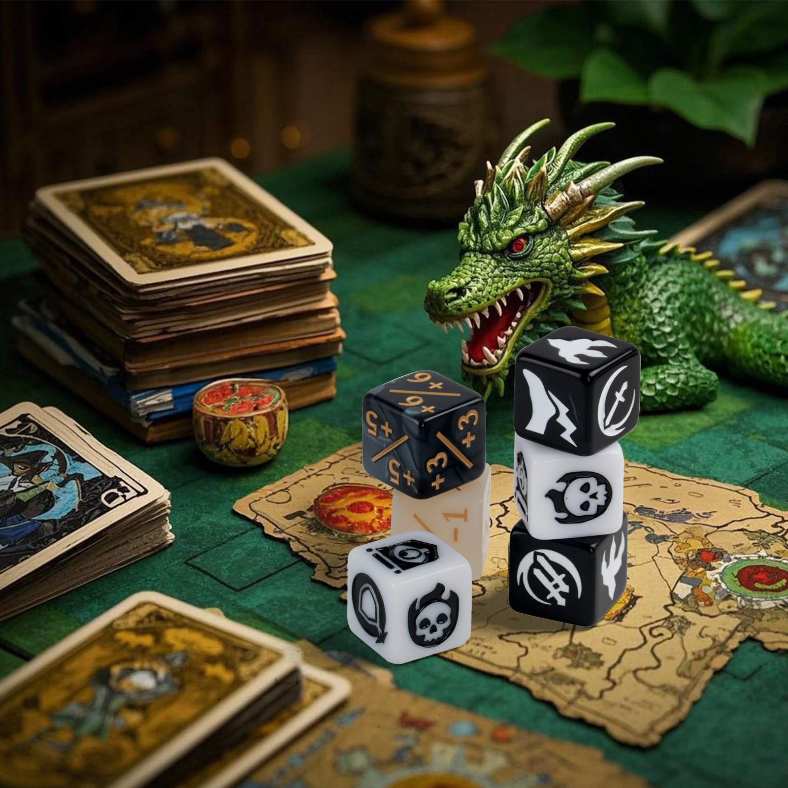 Ravonixis MTG dice pattern indestructible for resilient status cues