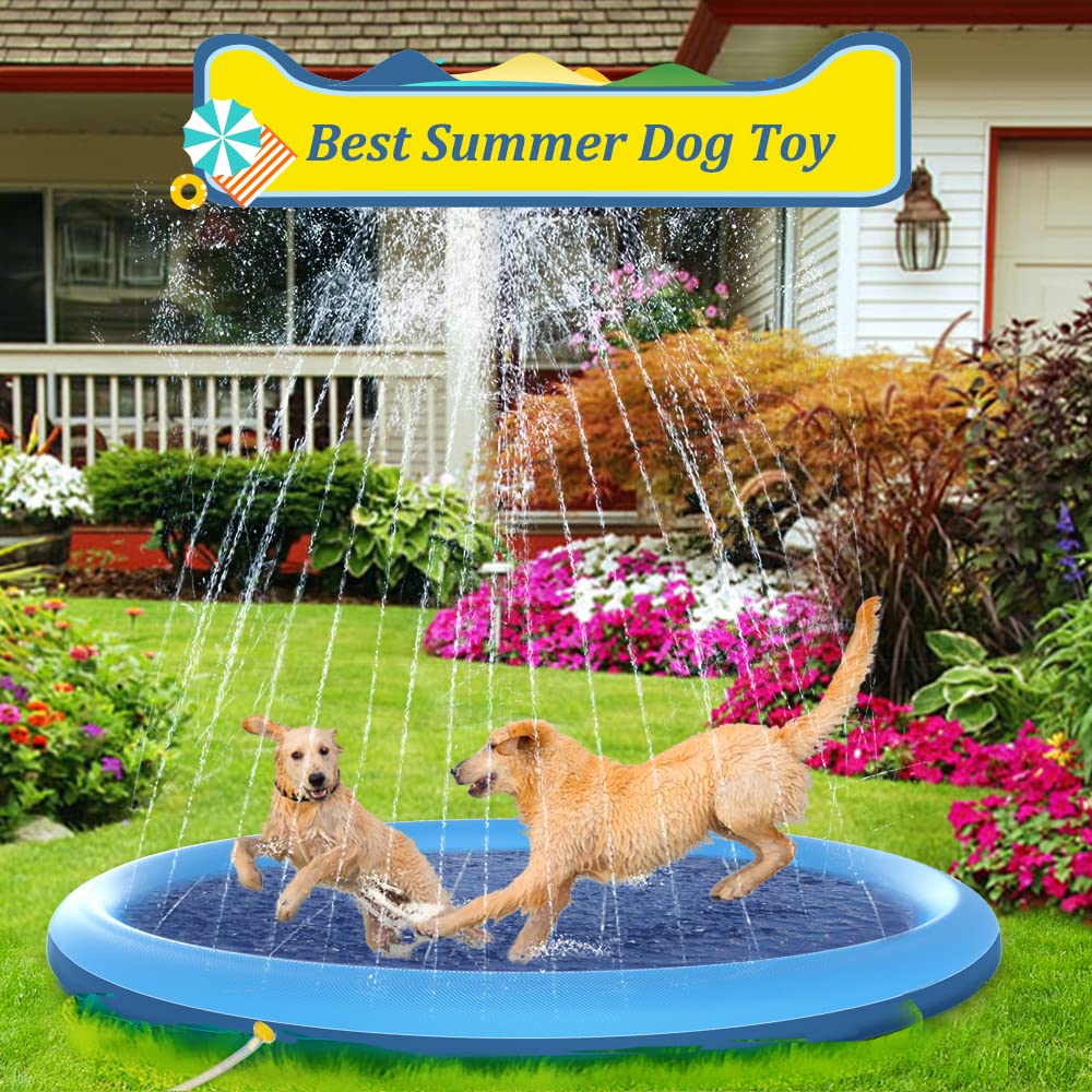Raxurt large 87in pool suitable for big dogs.