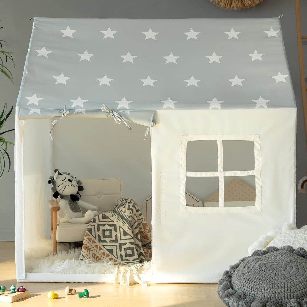 Razee Play Tent for Kids in a cozy living room, inviting imaginative play.