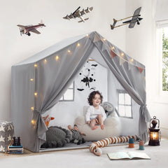 Razee playhouse interior with padded mat offers comfy, safe space
