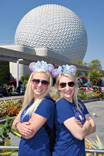 RAZKO Satin-band headband offers comfortable wear for long Disney days.