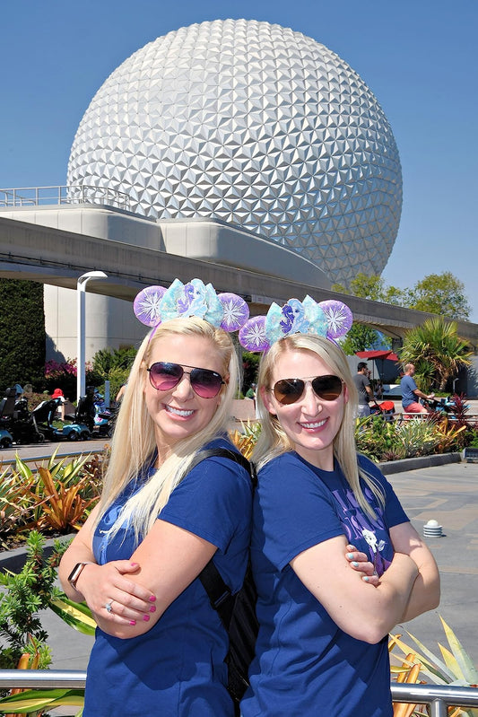 RAZKO Satin-band headband offers comfortable wear for long Disney days.