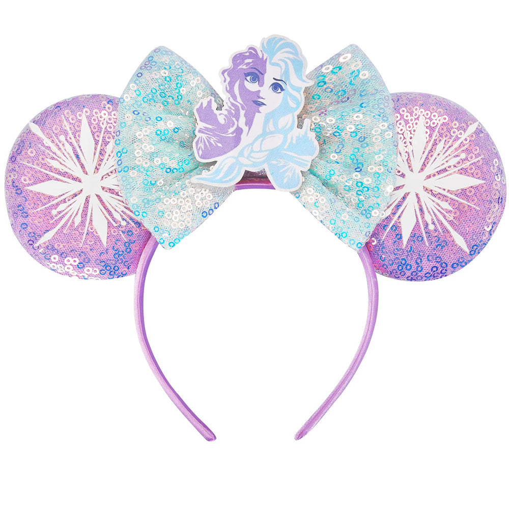 RAZKO Mouse Ears Headband with sequin ears, ideal for festive photos.