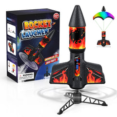 Rceico Rocket Launcher with night lights for easy dusk launches.