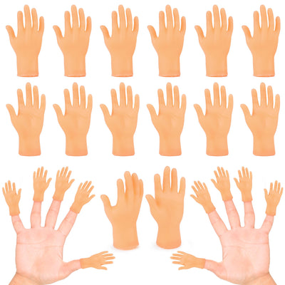 Rclxl 30-piece mini finger hands pack for versatile party props and puppetry.