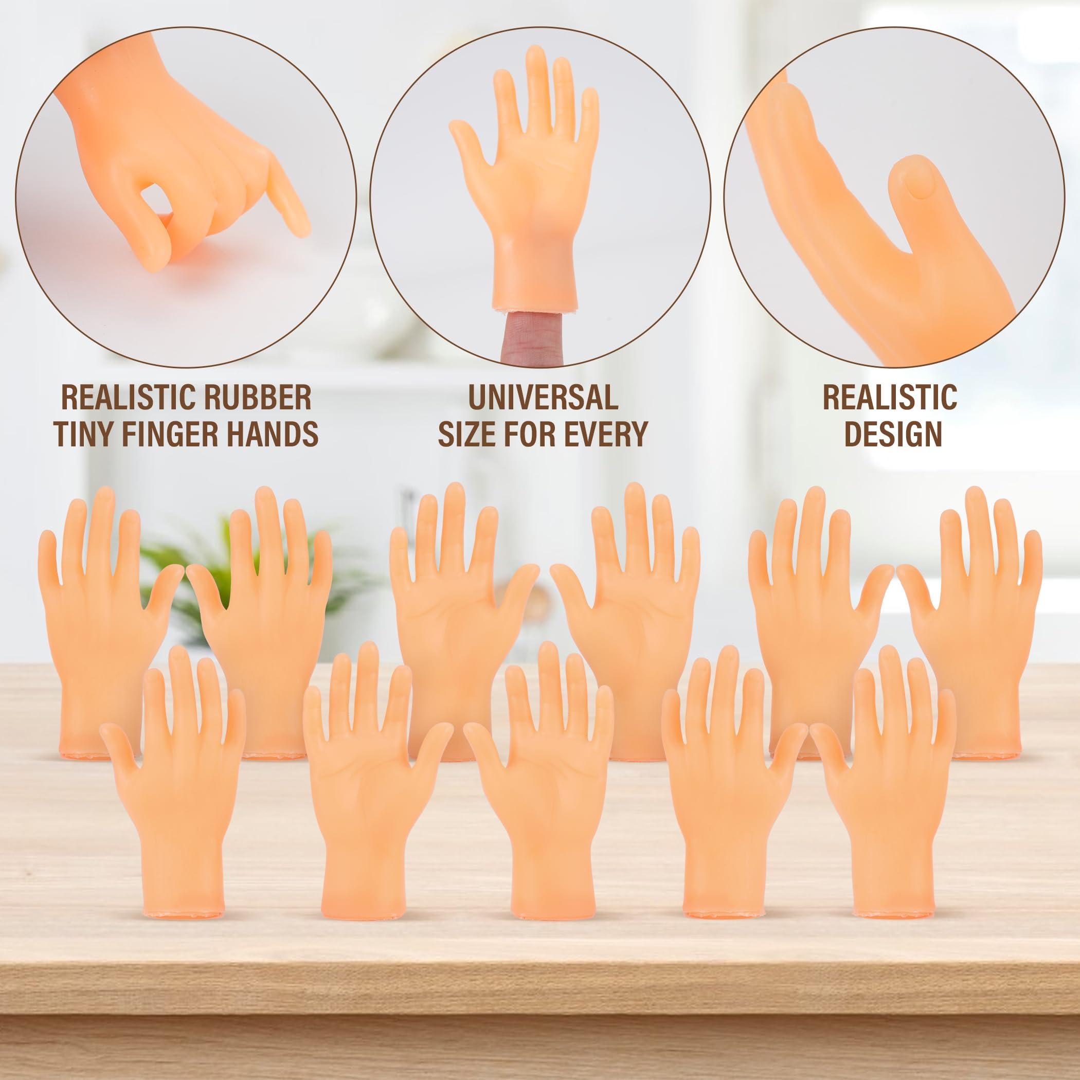 Rclxl multipurpose finger hands enable party games, puppetry, and playful drama.