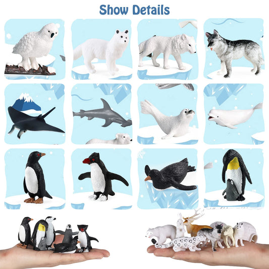 RCOMG caribou figurine ideal for nature studies and crafts.