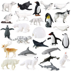 RCOMG polar bear figurine for imaginative play and classroom storytelling.