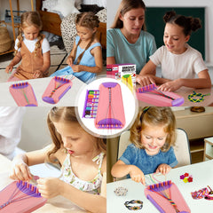 Rdfmy hidden storage compartment neatly stores threads for organized crafting.
