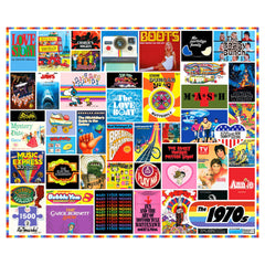 Re-Marks 1970s puzzle box front with vibrant retro art, a great gift.