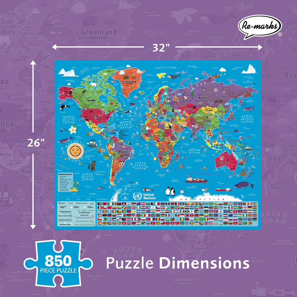 Re-Marks 850-piece puzzle delivers a satisfying challenge during screen-free evenings.