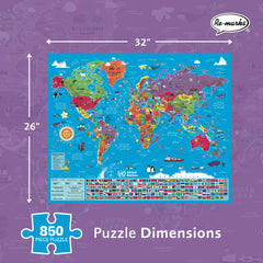 Re-Marks 850-piece puzzle delivers a satisfying challenge during screen-free evenings.