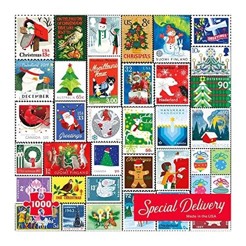 Re-Marks Berry collage puzzle box for holiday family fun and storage