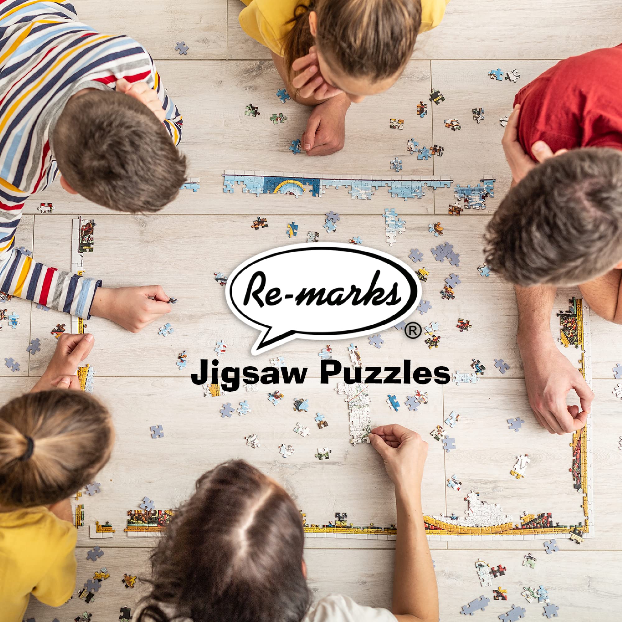 Re-Marks British Classics puzzle family night invites shared challenge and conversation.