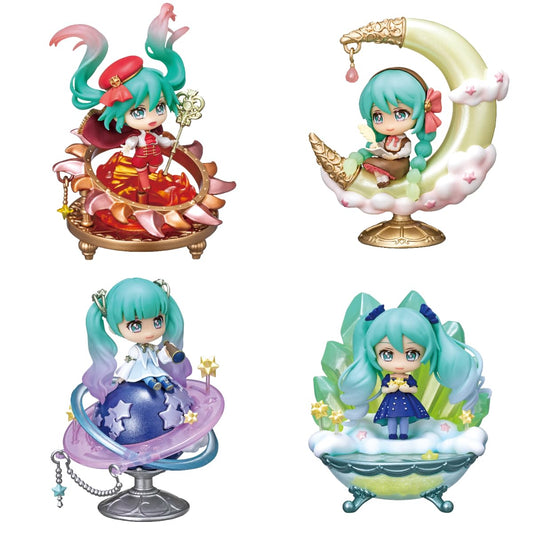 Re-Ment Hatsune Miku Starrium front view figure, ideal for display and collection.