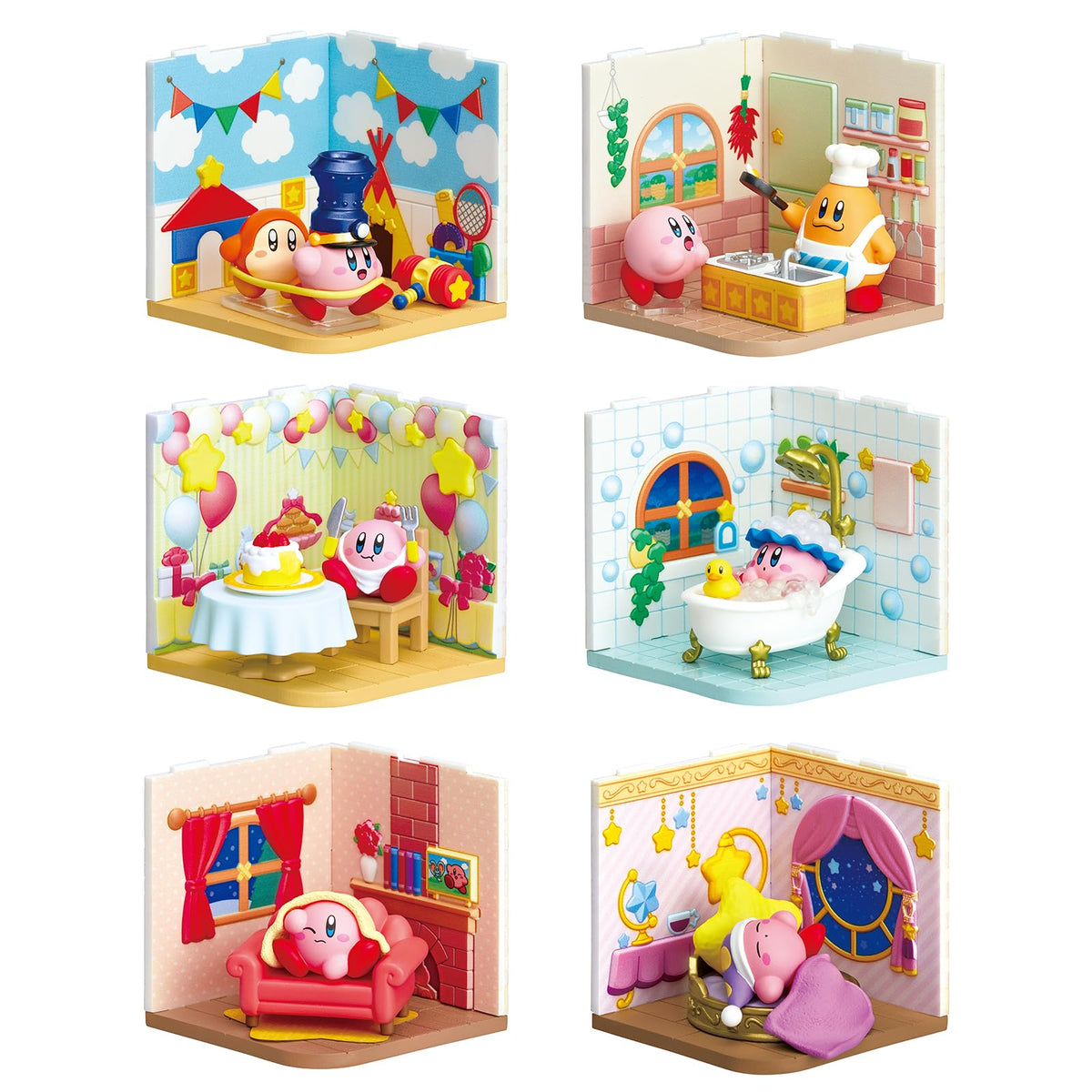Re-Ment Kirby Wonder Room blind box with surprise miniature figurine for display.