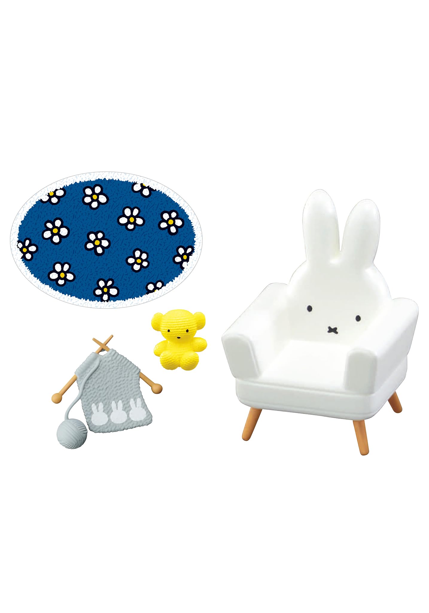Re-Ment Miffy mini lamp accessory brings soft accents to shelves.