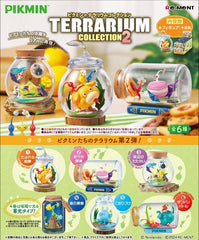 Re-Ment Pikmin Terrarium base stand for stable shelf display.