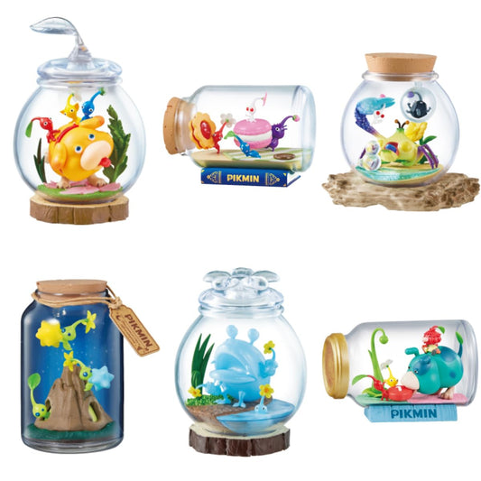 Re-Ment Pikmin Terrarium figure, front view, ideal for display and collection.