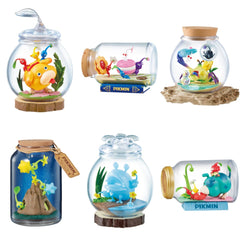 Re-Ment Pikmin Terrarium figure, front view, ideal for display and collection.
