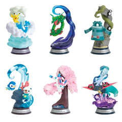 Re-Ment Pokemon Swing Vignette Collection 2 box image for compact desk display