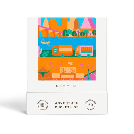 Reach International Outfitters Austin adventure deck cover for easy city planning.