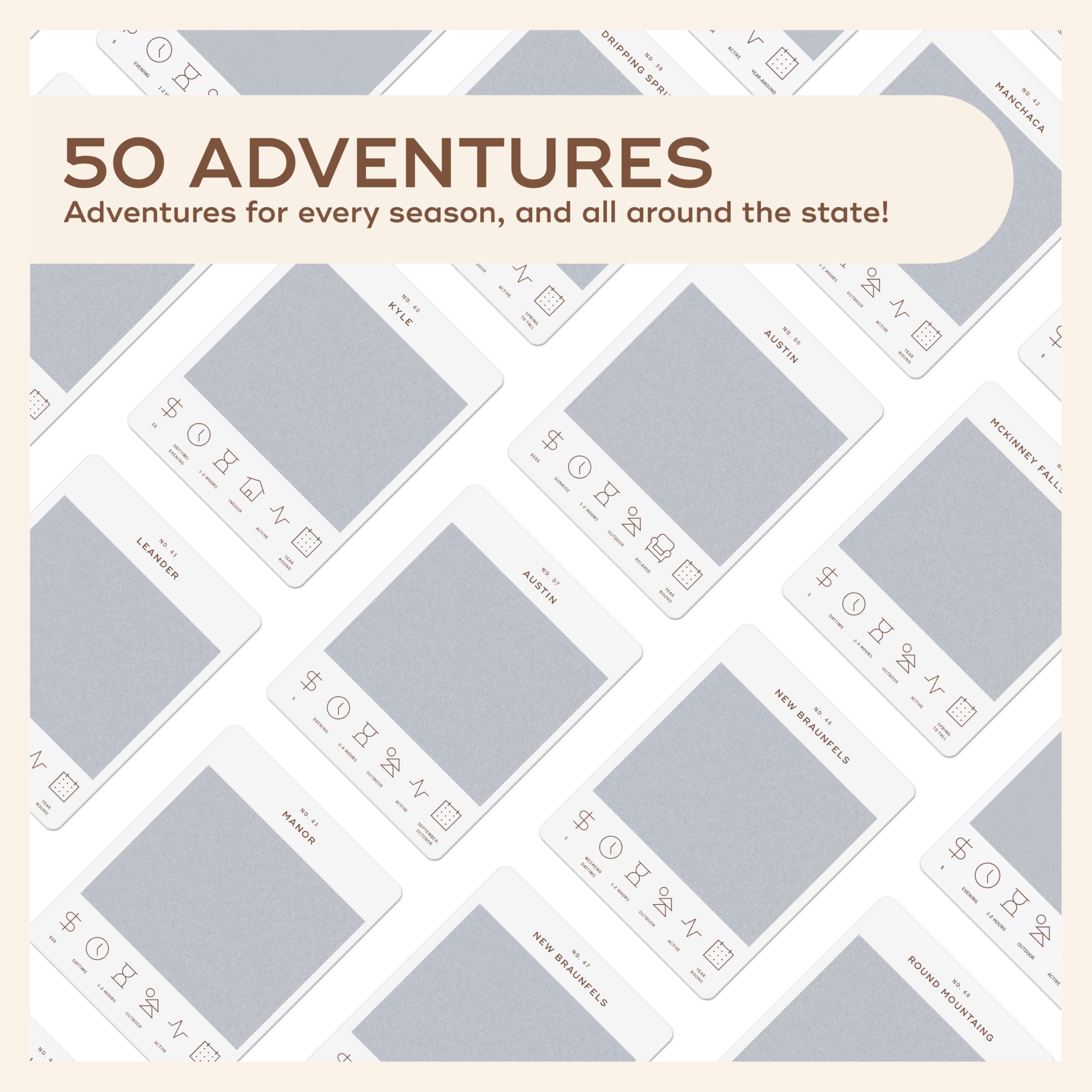 Reach International Outfitters Austin travel guide card for on-the-go exploring.