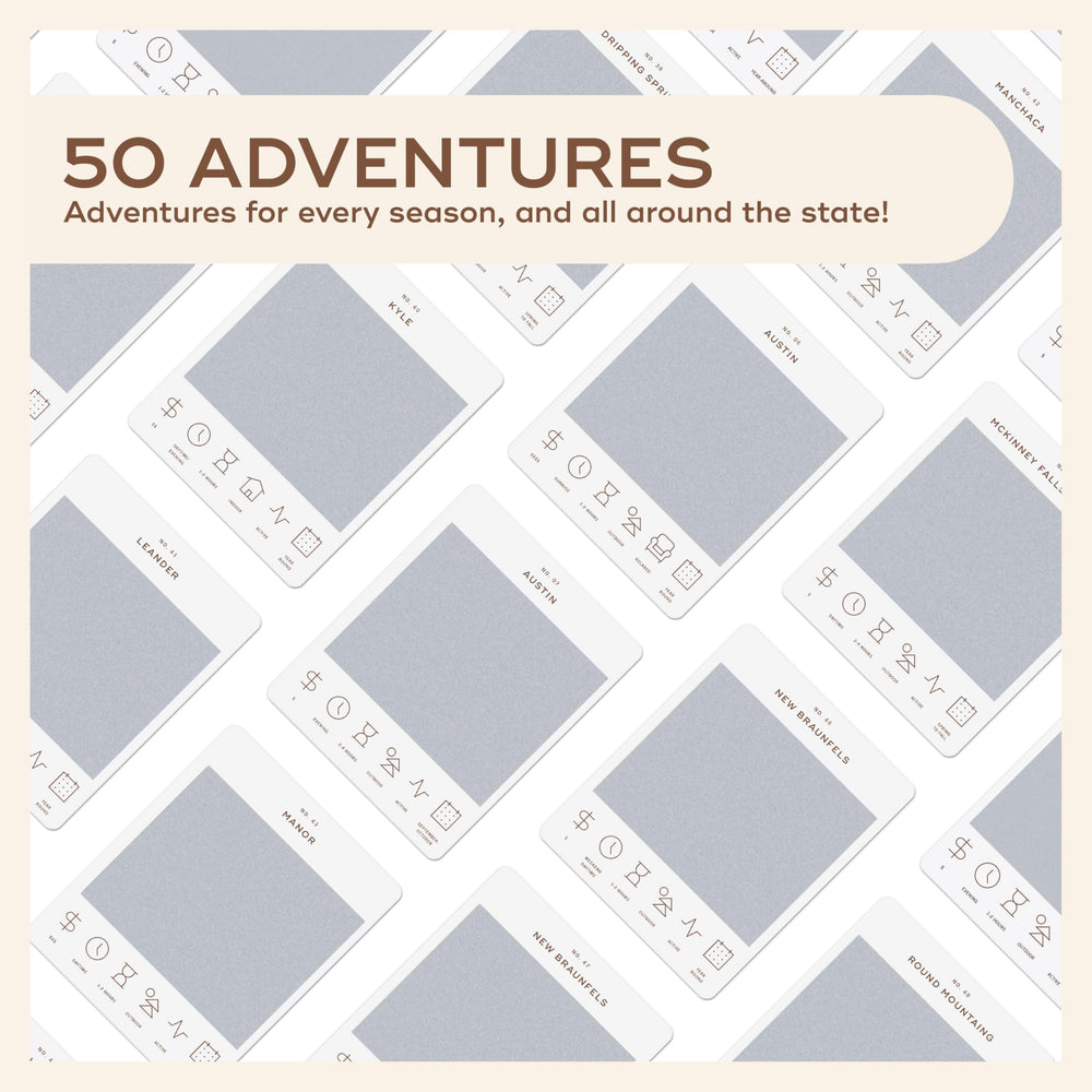 Reach International Outfitters Austin travel guide card for on-the-go exploring.