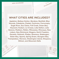 Reach International Outfitters Bayfield lake views scratch-off card showcases scenic getaways