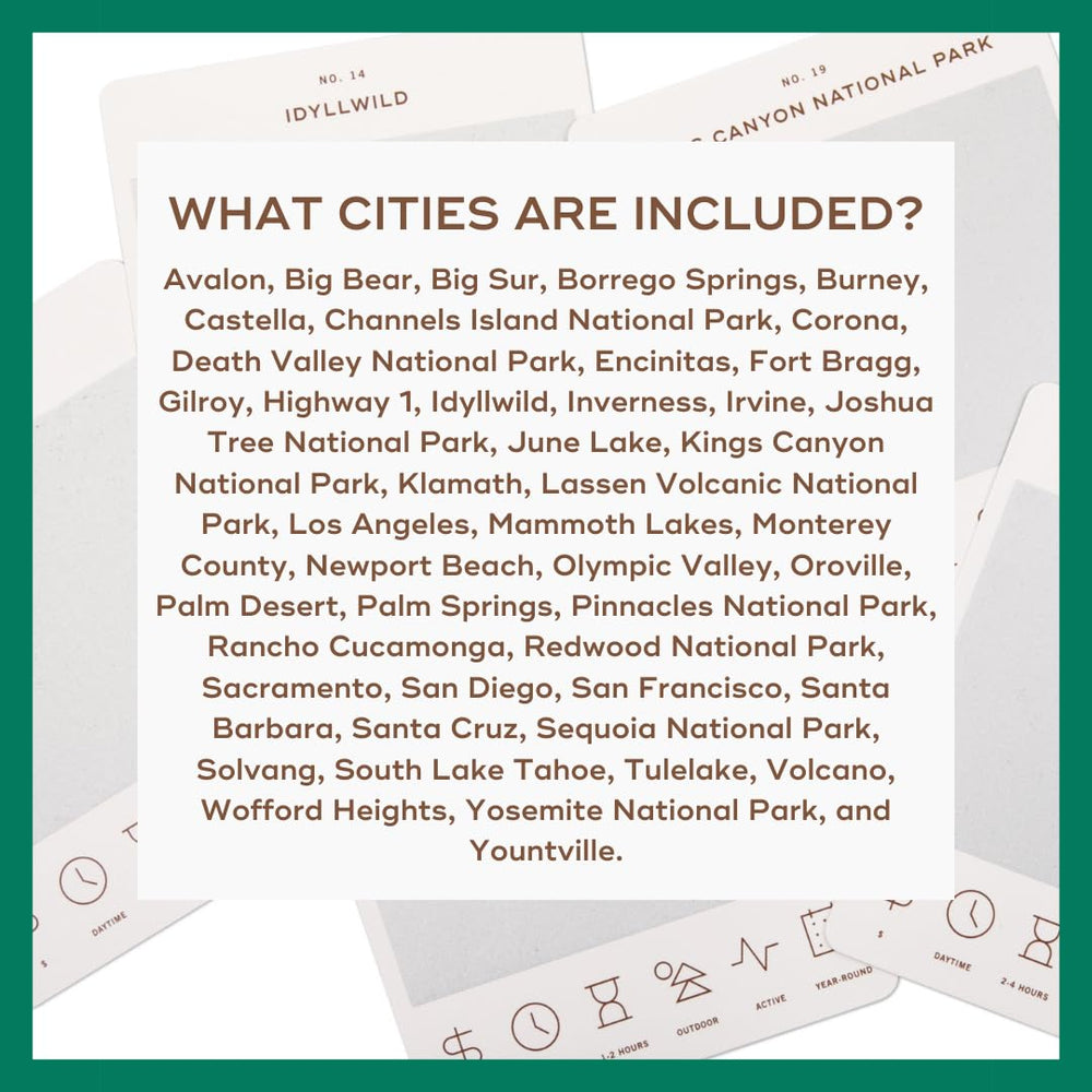Kids-friendly activities for family California road trips.